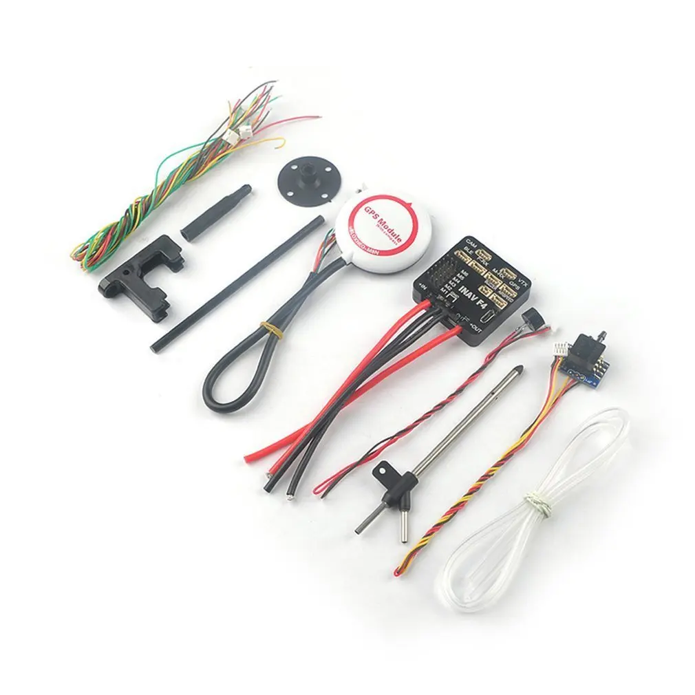 

INAV F4 Flight Controller FC with OSD Buzzer 5V/3A BEC SBUS/PORT M8N GPS for RC Airplane Fixed Wing Plane Standard Version