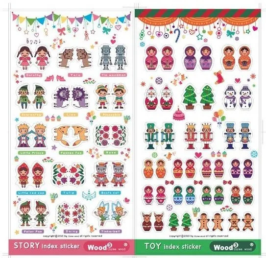 

Cartoon DIY Sticker , Russain Doll Diary Sticker Decoration Sticker Index Scrapbooking stickers