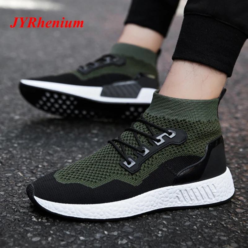 

Running Shoes for Men 2018 New Air Cushion Socks Sneakers For Men Fitness Light Sports Gym Shoes Cool Mens Trainers Ultra Boost