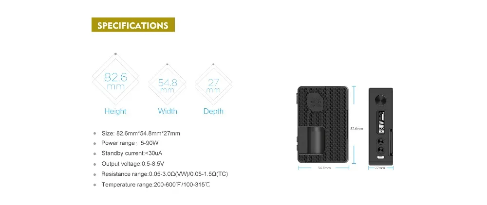 Original Vandy Vape PULSE X KIT Special Edition Vandyvape PULSE X SE Kit with Pulse V2 RDA Tank Electronic Cigarette Vaping 01 (13)