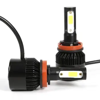 

VODOOL 2Pcs S2 Series COB H1 H3 H4 H7 H11 H13 LED Car Headlight Bulbs 8000LM 6500K 9-32V 32W 9004 9005 9006 Auto Headlamp Bulbs