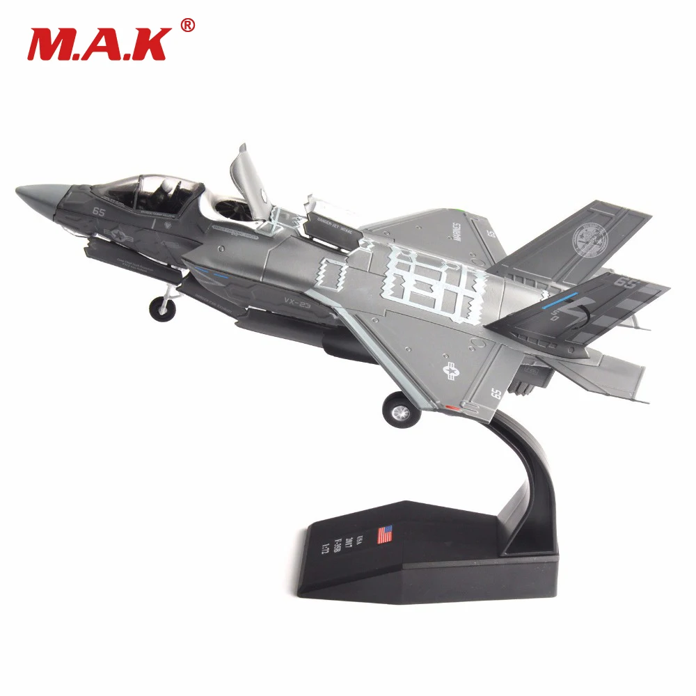 

Cheap Toys for Children 1/72 USA 2017 F-35B Airplane Aircraft Model Toys Diecast Grey Color Alloy Camo Type