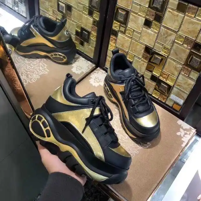 Chaussures As Color Zapatillas Grueso Bajo Mujer Elegante as Zapatos Mujeres Deporte Pic Mezclado Plataforma Dama Las Encaje Pic De Cuero Superior Cuñas Femmes 2019 RYnaqR