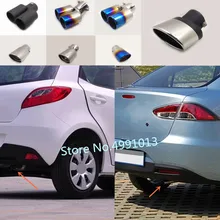 Capa de escape para mazda 2 demio, de 2007 2008 2009 2010 2011 2012 2013 ponta de cauda 1 peça