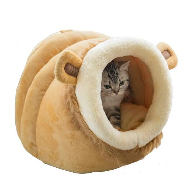  Winter Warm Cat Cave House Pet Bed Pet Dog House Lovely Soft Suitable Pet Cushion Cat Bed House Dog