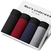 4 pcs/Lot Underwear Men All Season Cotton Boxers Shorts Men's Panties  Shorts Boxers Home Underpants Men Underwear Boxer 5XL ► Photo 1/6