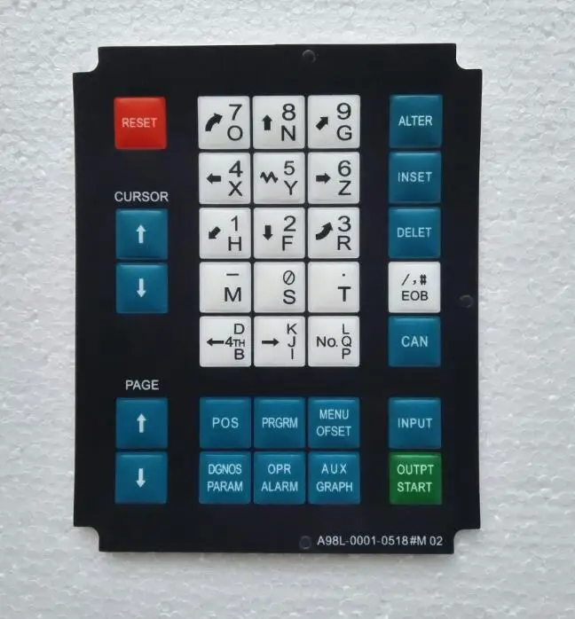 

1pcs A98L-0001-0518#T Operator Keypad For Fanuc Membrane Keysheet Keyboard