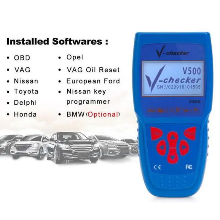 V-checker V500 Auto Code Reader EOBD OBD2 fast ship h | Инструменты