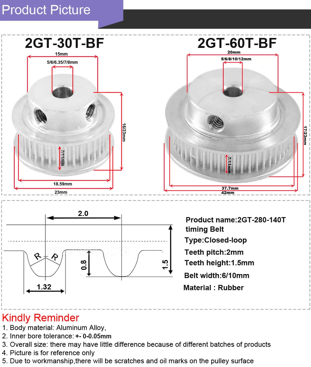 2GT- 30T 60T
