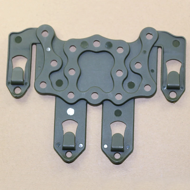 

Airsoft Army Green Tactical Military Molle Strike CQC Style Speed Clip Platform Hard Holster Ambidextrous Strike Holster Outdoor