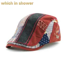 Повседневная полосатая плоская кепка для женщин или мужчин, высококачественные Лоскутные винтажные береты, осенне-Летняя женская кепка с козырьком