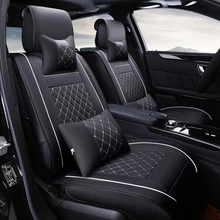 Alta calidad cojín Del Asiento de Coche asiento De Cuero Cubre Para Dacia Logan Sandero Plumero coche accesorios del coche de estilo