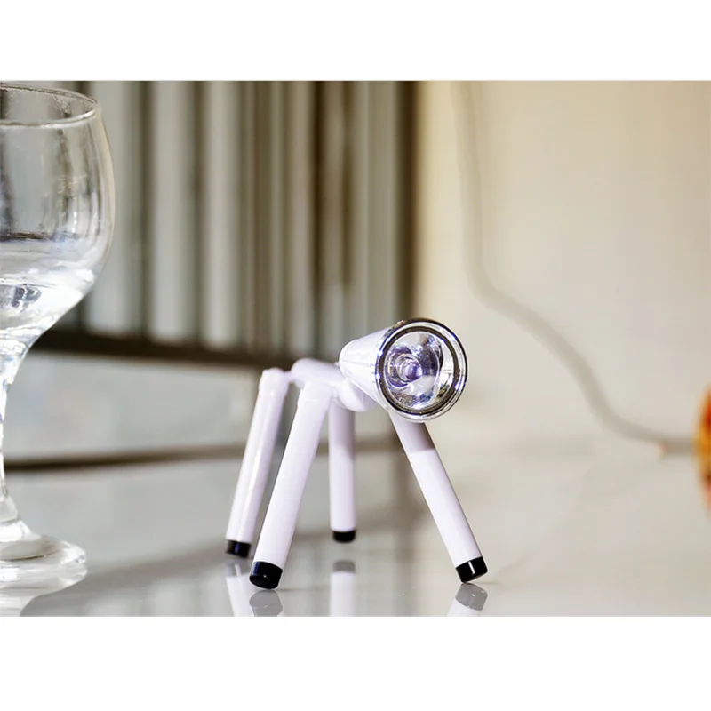 

LED Desk Lamp Strange Students Portable Small Table Lamp Night Light Variety Folding Gift Notebook Desktop Eye Art Lamp