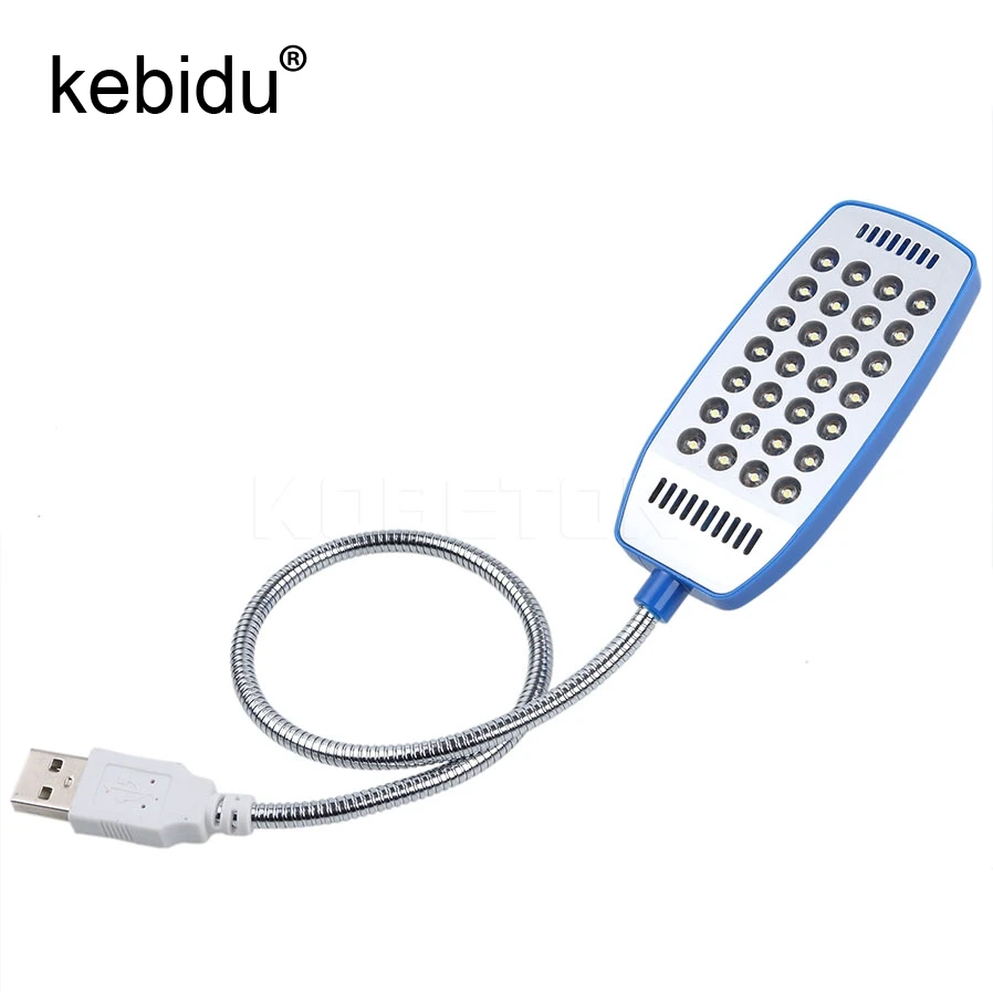 Kebidu USB Light Компьютер лампы гибкая Яркий Мини 28 LED для Тетрадь компьютер PC супер яркий