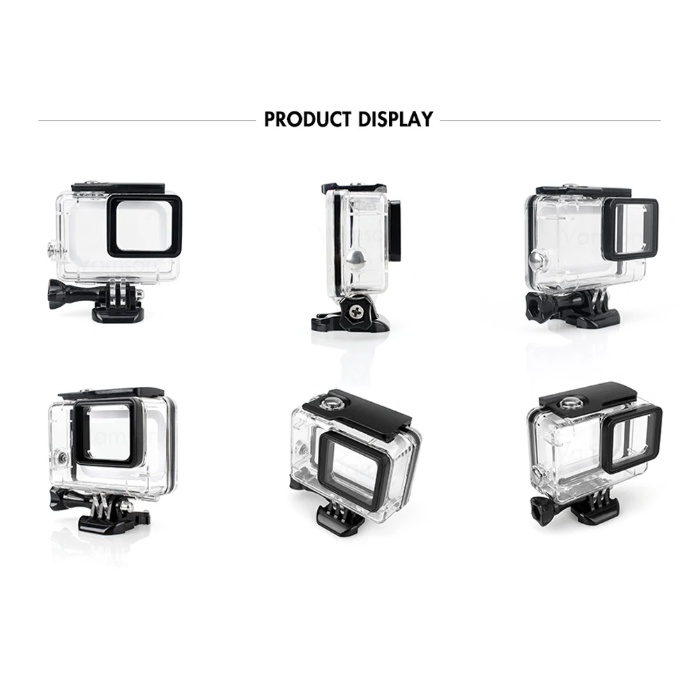 Аксессуары Vamson для Gopro Hero 7 черный 6 5 4 водонепроницаемый защитный корпус дайвинга
