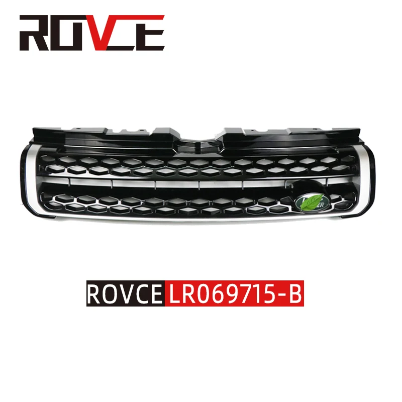 ROVER Front Bumper ABS Grille Grill for Land Rover Range Rover Evoque 2012- Gloss Black Limited Edition