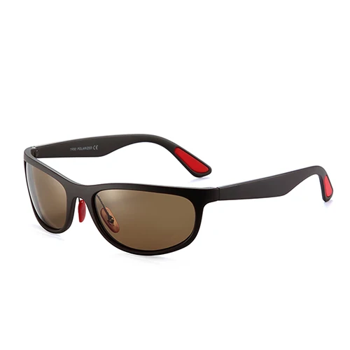 POLARKING Марка мужская Мода Солнцезащитные Очки Поляризованные Очки Вождения Солнцезащитные Очки Для Мужчин Мужской Goggle UV400 Защита Gafas De Sol - Цвет линз: C3 Brown Brown