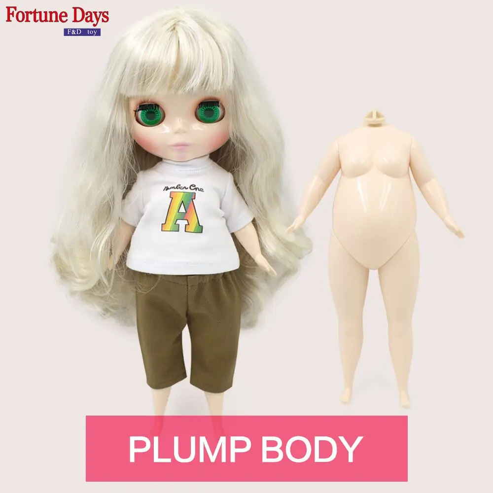 

The Body of Fortune Days doll plump Body blyth for plump Lady fat body for blyth doll for 30cm 1/6 doll toy gift