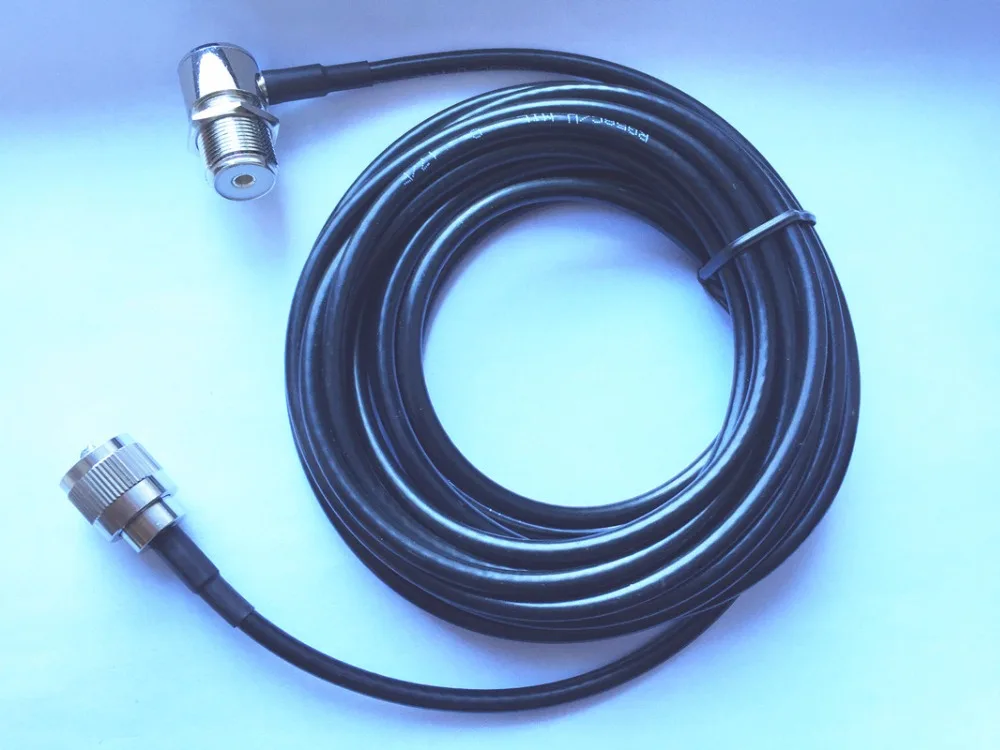 bilder für Mobile radio antenne 5 Mt feeder kabel, PL259 port Verlängern kabel, auto radio kit tyt th-9800 baojie bj-218 qyt kt8900 kt8900r bilder für Mobile radio antenne 5 Mt feeder kabel, PL259 port Verlängern kabel, auto radio kit tyt th-9800 baojie bj-218 qyt kt8900 kt8900r