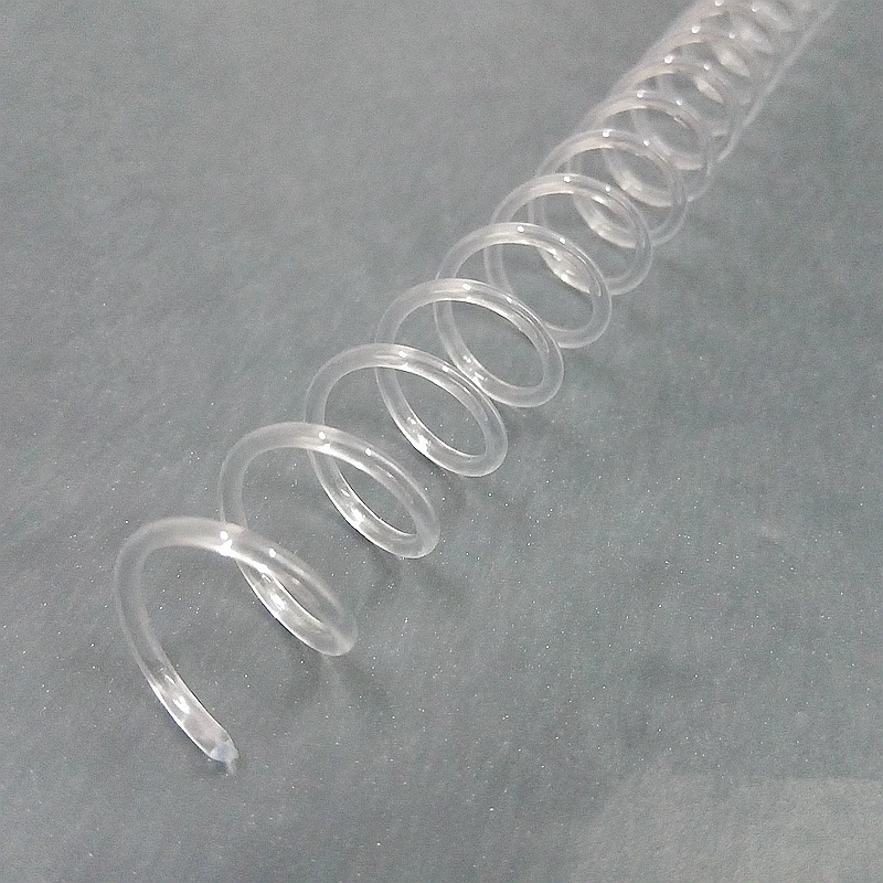 A4 46 Hole Plastic Spiral Coil for Loose-leaf Notebook Binding 6mm 8mm Binder Clip Coil PP Spring Punch Ring Office Supply 10Pcs