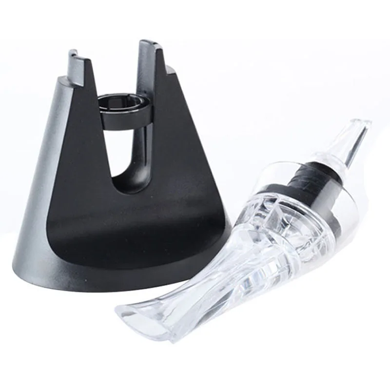 New Red Wine Aerator Glass Aerating Decanter Pourer Box Stand Setin Cocktail Whisks from Home