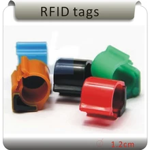 100 шт. цвета 125 кГц TK4100 чип-карта footstags/голубь кольцо тег/куриная нога RFID теги