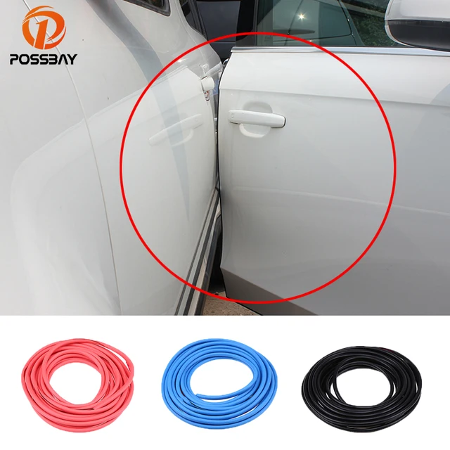 POSSBAY 5M Car Door Strips Rubber Edge Guard Protective Strips Side