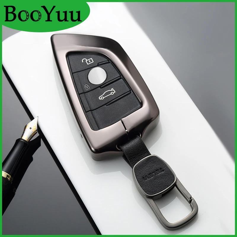 Booyuu из алюминиевого сплава+ теплые ключница корпус чехол для ключей от автомобиля для BMW 2 серии 7 Серия x5 x6 x5m- дистанционного ключа