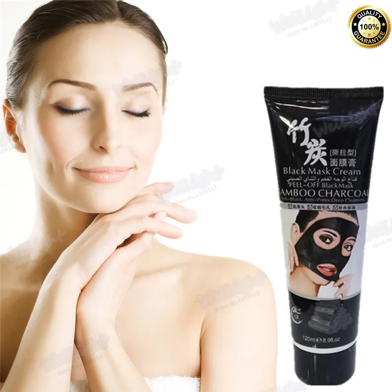 1pcs = 120ml Face Care Black Mask facial mask Blackhead Remover Peeling