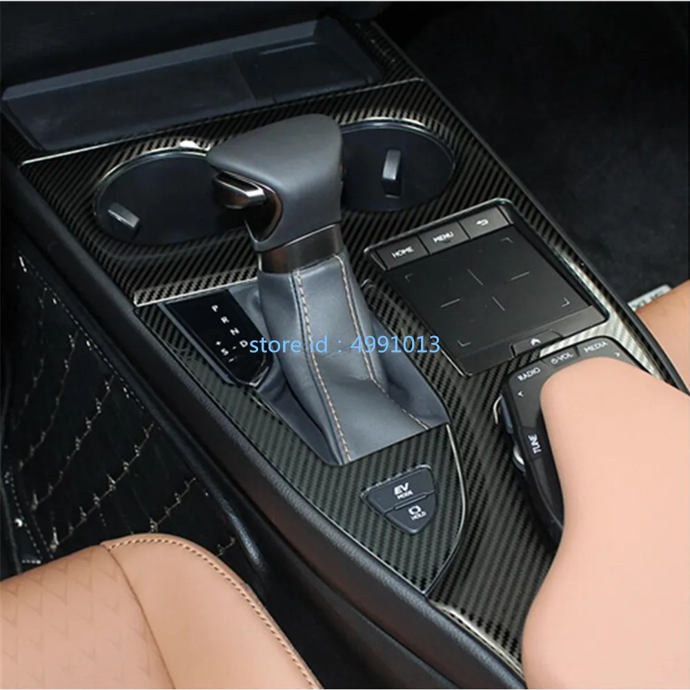 

Car stick ABS inside inner middle Shift Stall Paddles cup switch frame lamp trim 1pcs for Lexus UX 200H 250H 260H 2019 2020