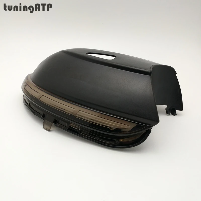 TuningATP Копченый светодиодный крыло индикатор для зеркала динамический последовательный сигнал поворота лампы для Volkswagen Passat B7 CC Scirocco 1K8 Eos