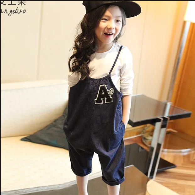 Loose Baby Girls Jumpsuit Girl High Quality Kids Rompers Bibs Casual Children Bib Pants Infants Overalls 18M - 10 Years topolino | Детская