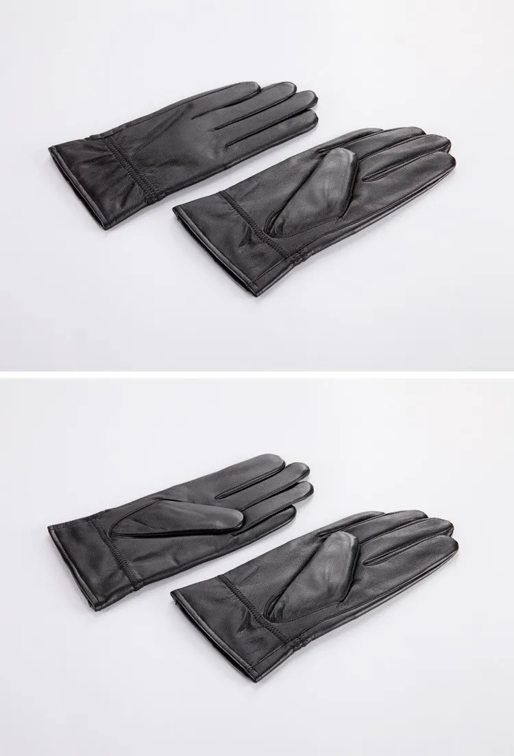 Зимние плюс толстые бархатные мужские и женские перчатки 100/100 натуральная перчатки из овечьей кожи AG-13