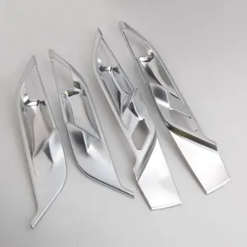 

For BMW X1 F48 2016 ABS Car Interior Inner Side Door Handle Bowl Cover Trim Frame Stripe Sticker x4 Car Interior Mouldings