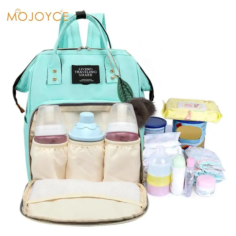 

Baby Diaper Bag With USB Interface Large Capacity Waterproof Nappy Bag Travel Backpacks Big Baby Nursing Diaper Bags Backpack