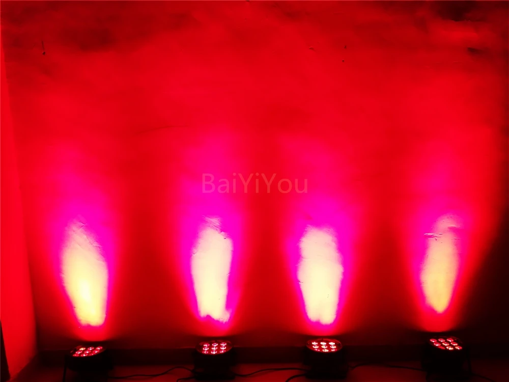 9pcs LED Flat PAR 32