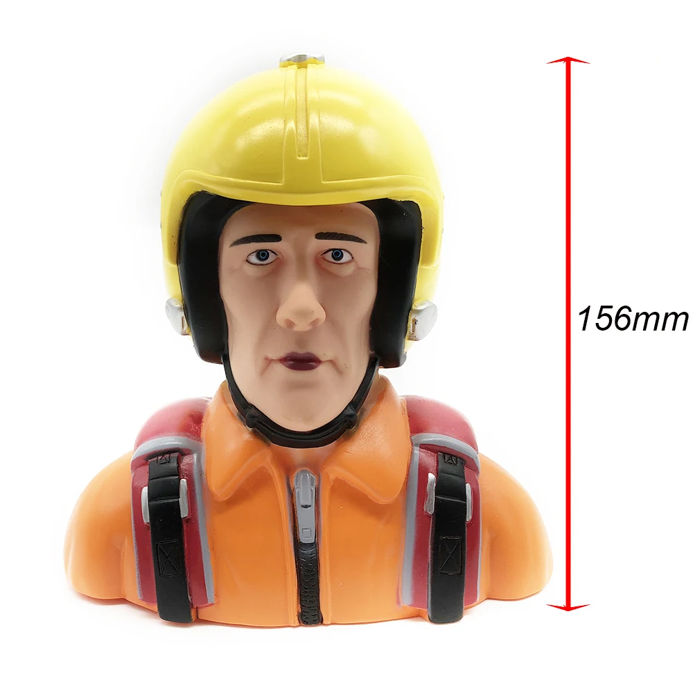 

1/3 Scale Pilot Statues Pilot Portrait Toy for RC Airplane Model