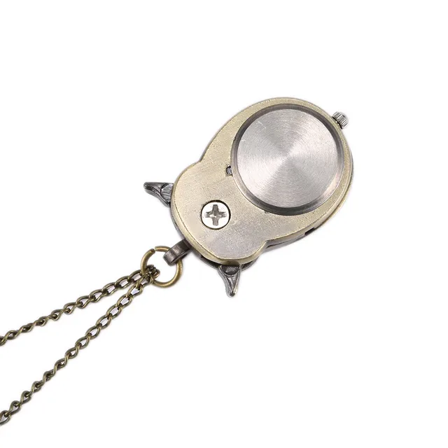 Fashion Vintage Men Women Pocket Watch Alloy Retro Owl Shape Clock Pendant Long Fashion Vintage Men Women Pocket Watch Alloy Retro Owl Shape Clock Pendant Long