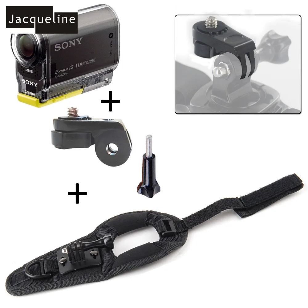 Держатель Jacqueline для экшн камеры Sony HDR AS30V AS20 AS100V AS200V AZ1 с поворотом на 360 градусов|sony