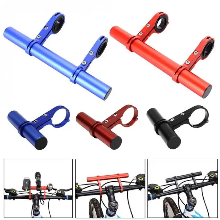 Flash Deal Cool Multifunction  Bike Holder Handle Extender Double Handlebar Flashlight PC Clip Bracket Bicycle Accessories ALS88 0