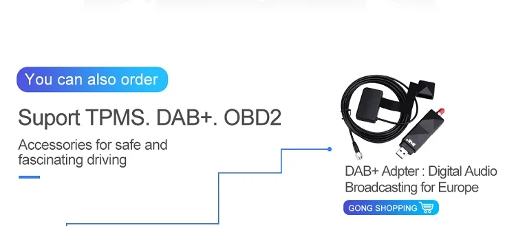 Sale Isudar RAM 64GB Android 9 Auto Radio 1 Din For Ford/Focus 3 Car Multimedia Stereo Player GPS Octa Core RAM 4G DSP USB DVR Camera 25