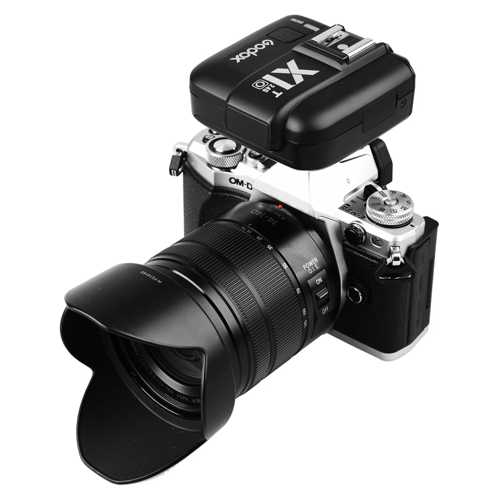 GODOX X1T-O ttl триггер стробоскопа 1/8000s HSS 32 Каналы 2,4G Беспроводной ЖК-дисплей трансмиттер триггер для вспышки для цифровой камеры Olympus Panasonic