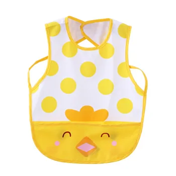 

Baby Bibs Cartoon printing waterproof children gowns bib Newly