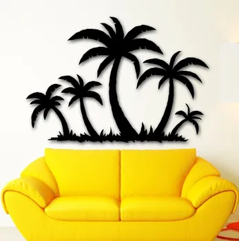 

Wall Stickers Vinyl Decal Tropical Palms Beach Relax
