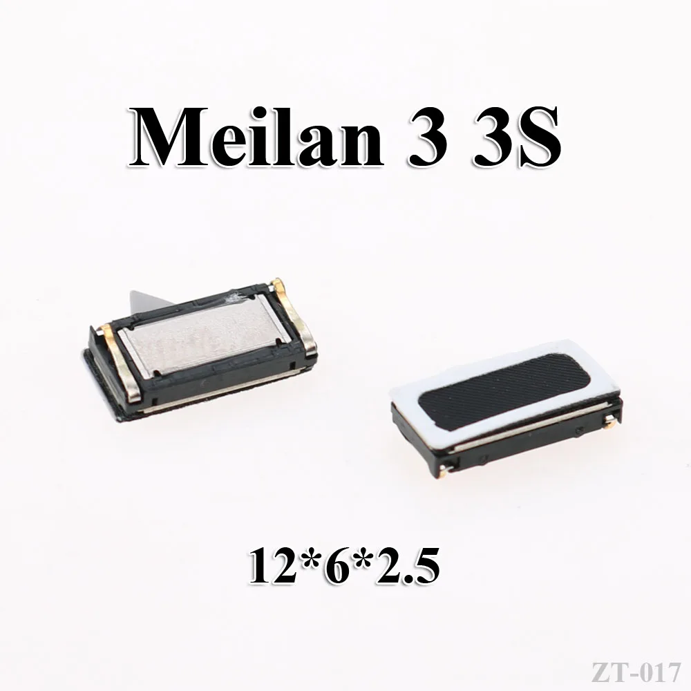 Для Meizu M1 M2 M3 M3S M3E M5 M5S M6 Примечание ушной Динамик MX4 MX5 MX6 Pro 5 6 MAX U10 U20 наушник Динамик переднюю верхнюю Приемник звука - Цвет: For Meizu Meilan3 3S