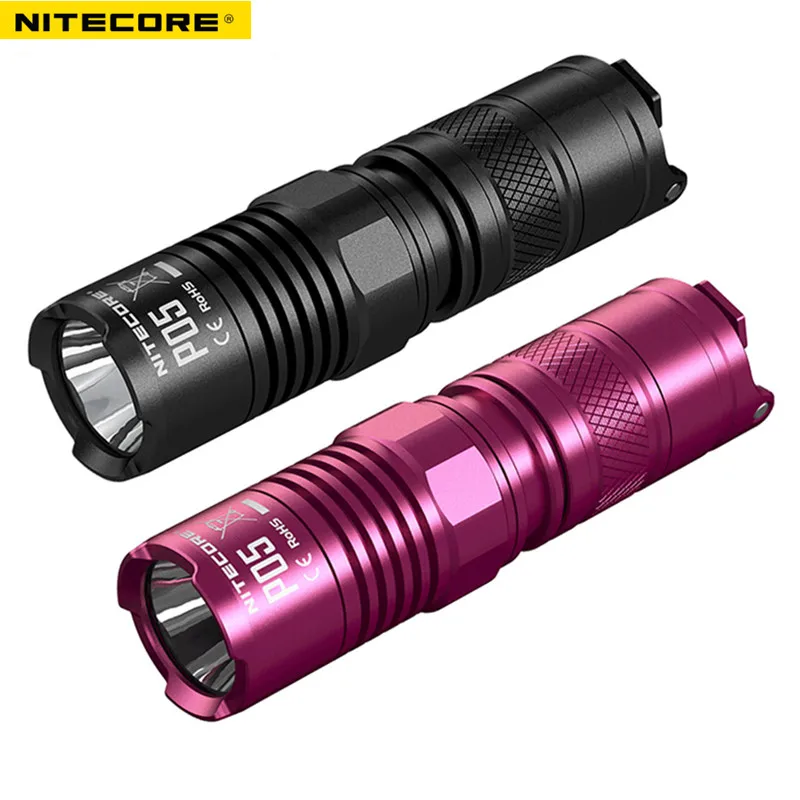 Тактические и самозащиты фонарик NITECORE P05 / розовый CREE XM L2 U2 светодиодный Макс. 420LM