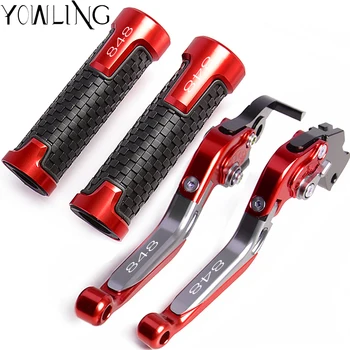 

FOR DUCATI 848 /EVO 2007-2013 2008 2009 2010 2011 2012 Motorcycle Adjustable Folding Brake Clutch Levers Handlebar Hand Grips