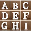 1pc 10CMX10CM White Wooden Letter English Alphabet DIY Personalised Name Design Art Craft Free Standing Heart Wedding Home Decor ► Photo 1/6