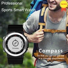 GPS Smartwatch GPS Bluetooth 4.0 Smart Watch Sedentary Remind Information Push Heart Rate Monitor Pedometer compass sports watch uw80c outdoor sports watch gps running riding hiking golf multi function waterproof smart watch compass pedometer heart rate sos