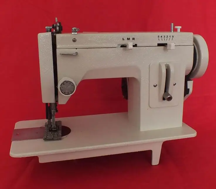 

220V/110V Thin Material Sewing Machine 7 Inch Fur Leather Fall Clothes Stitch Sewing Machine with Zigzag Line Function 106-RP